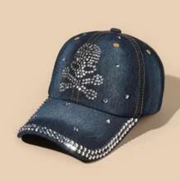 Accessories - BLING SKULL CAP